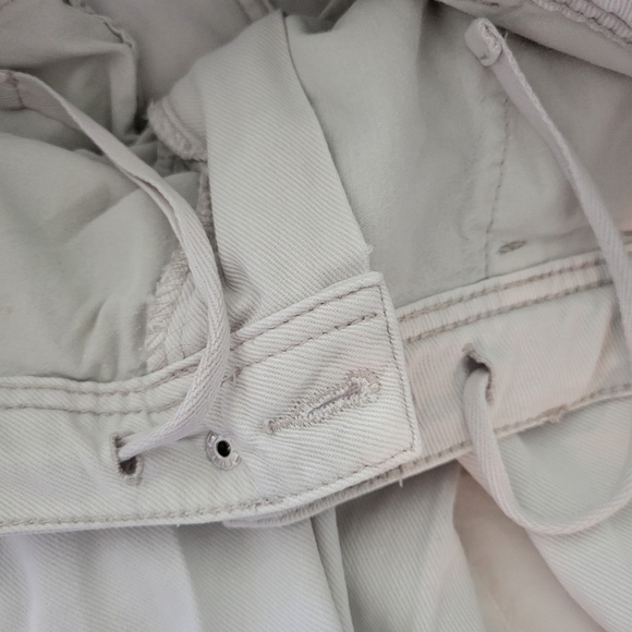 Womans White Garage Jeans Small Straight Leg O3 Size - Picture 2 of 10